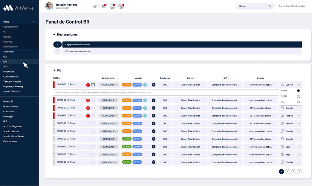 Cotización & Colocación